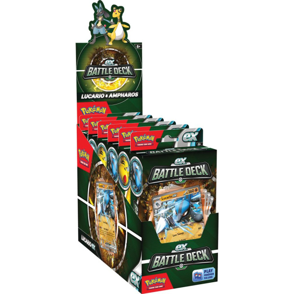 Battle Deck Display: Lucario & Ampharos EX
