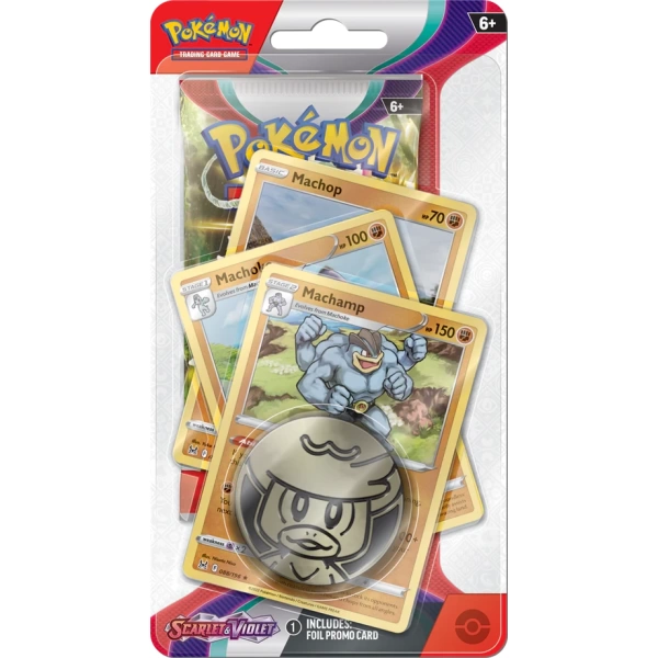 Scarlet & Violet Premium Checklane Blister Machop
