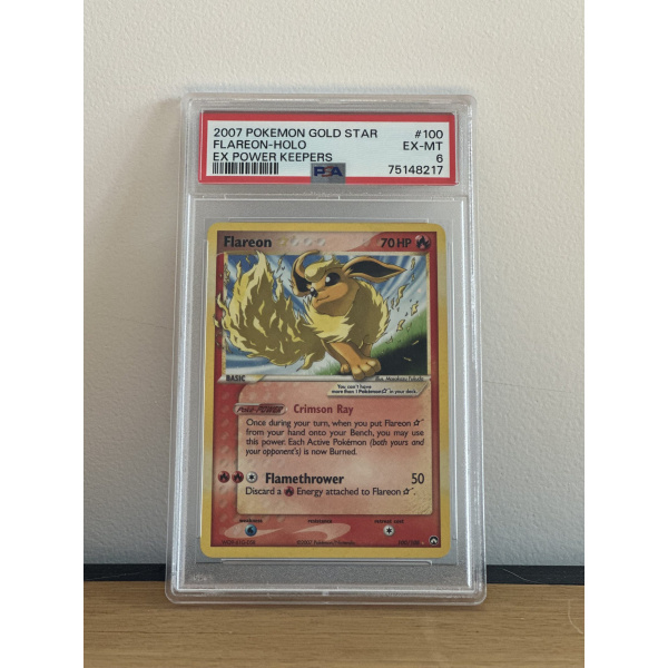Gold Star Flareon - PSA 6