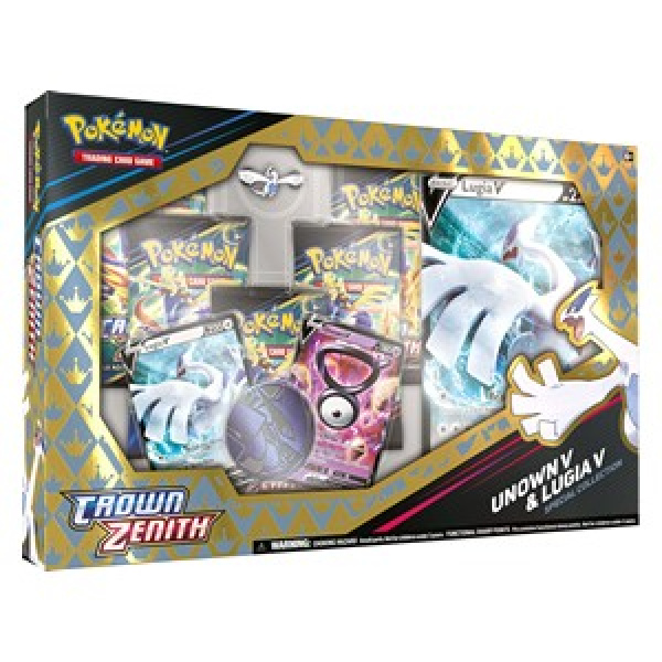 Crown Zenith Unown V & Lugia V box