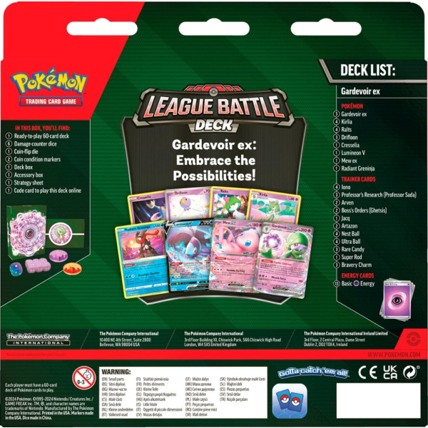 Gardevoir ex League Battle Deck