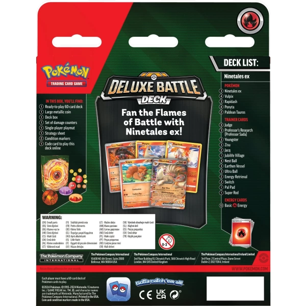 Ninetales/Zapdos Deluxe Battle Deck