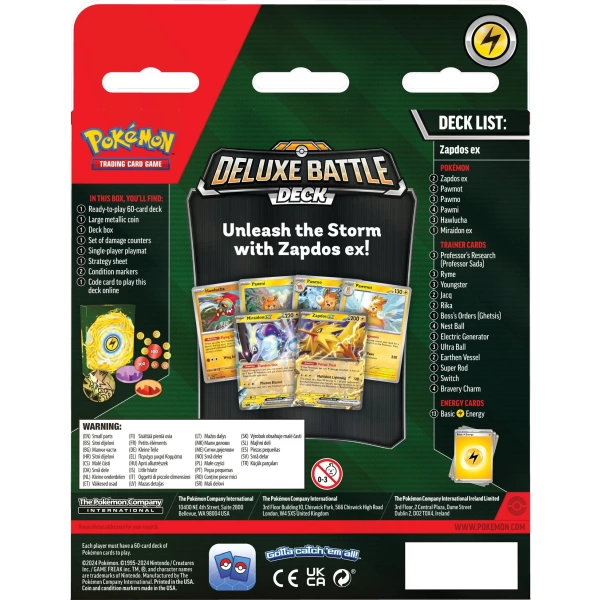 Ninetales/Zapdos Deluxe Battle Deck