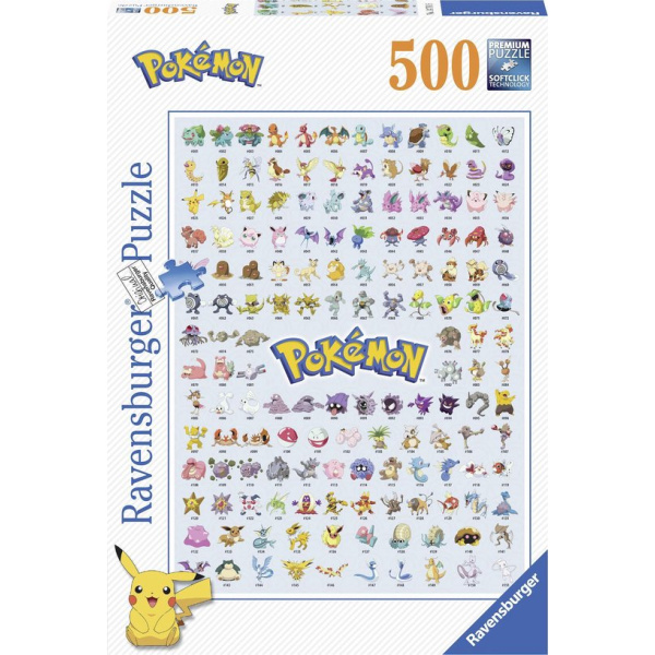 Puzzel Pokémon 500 stukjes