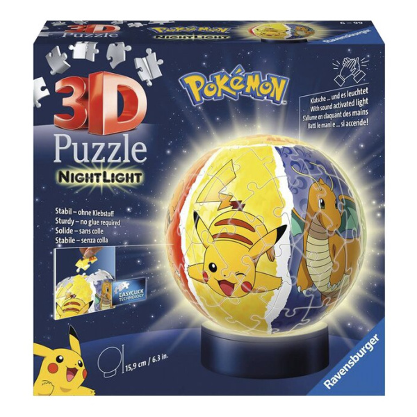 Puzzel Pokémon 3D nightlight