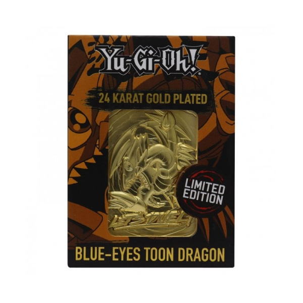24 Karat Gold Plated Blue-Eyes Toon Dragon Gold