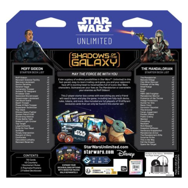 Star Wars Unlimited: Shadows of the Galaxy Starter Deck
