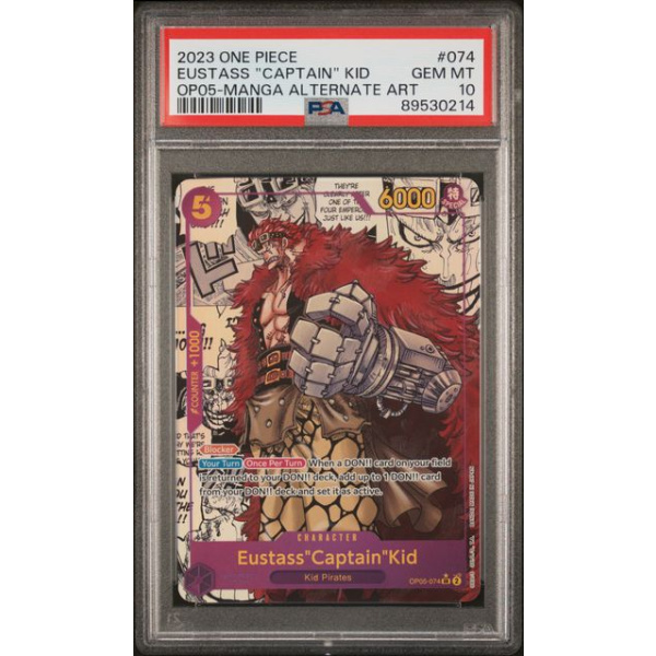 OP05-074 Eustass Captain Kid Manga Alternate Art