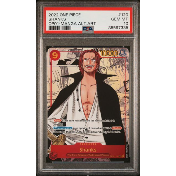 OP01-120 Shanks Manga Alternate Art