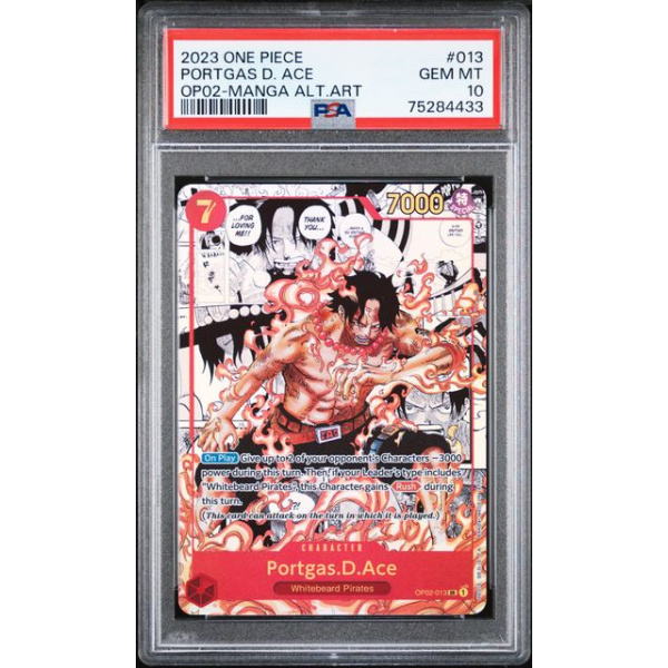 OP02-013 Portgas.D.Ace Manga Alternate Art