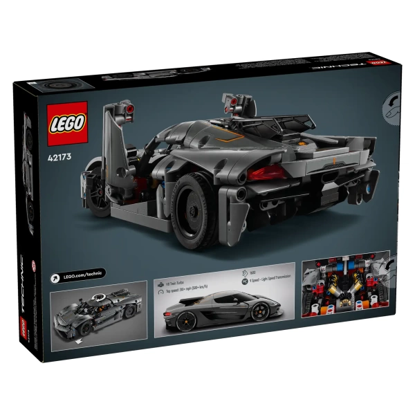 42173 LEGO Technic: Koenigsegg Jesko Absolut grijze hypercar
