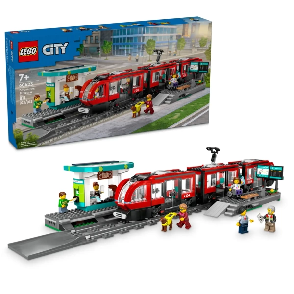 60423 LEGO City: Stadstram en station