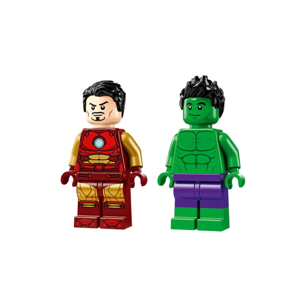 76287 LEGO Marvel: Iron Man met motor en de Hulk
