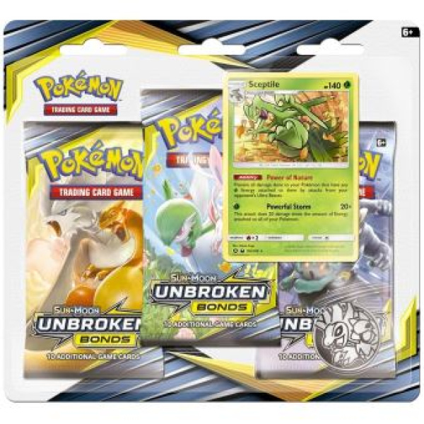 Unbroken Bonds 3-pack Blister Sceptile of Typhlosion