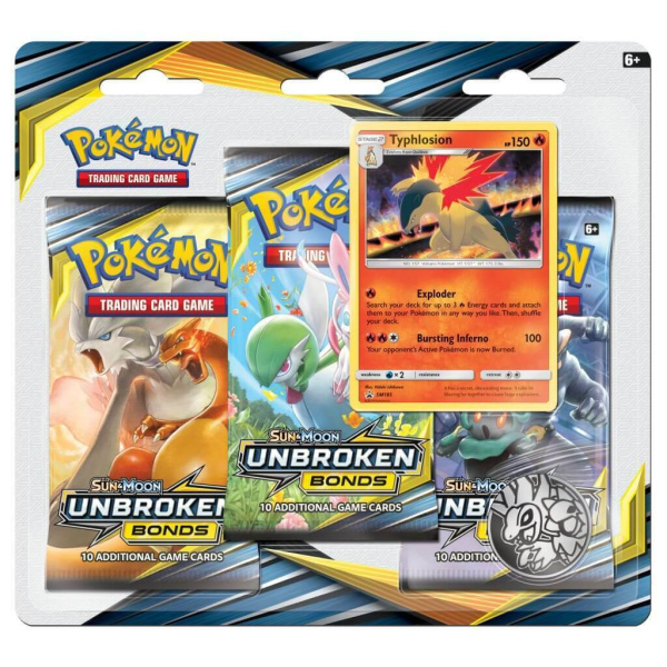 Unbroken Bonds 3-pack Blister Sceptile of Typhlosion