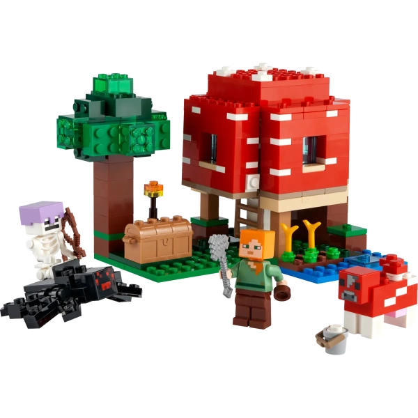 21179 LEGO Minecraft: Het Paddenstoelenhuis