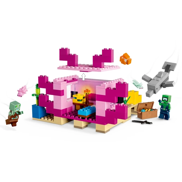 21247 LEGO Minecraft: Het Axolotlhuis