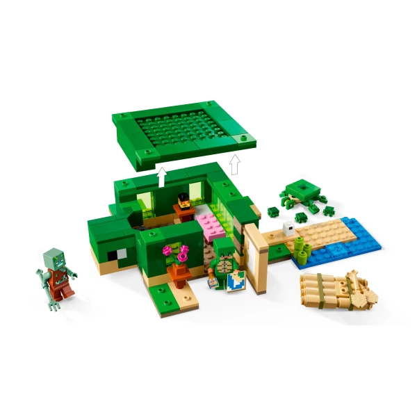 21254 LEGO Minecraft: Het Schildpadstrandhuis