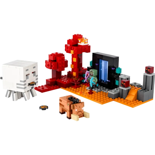 21255 LEGO Minecraft: Hinderlaag bij het Nether-portaal