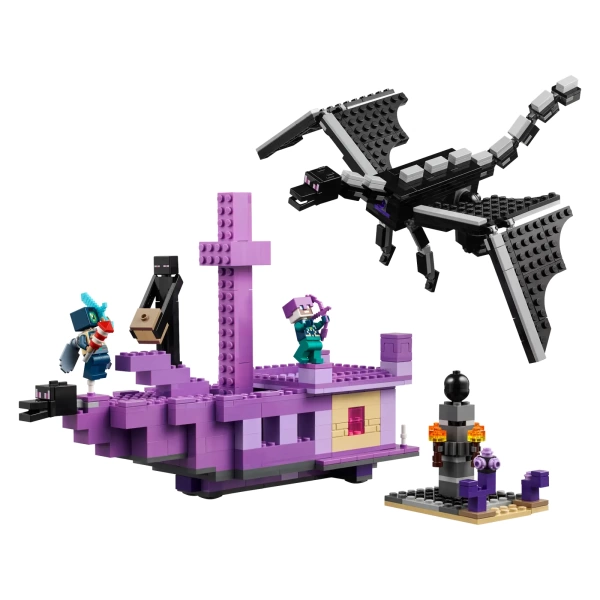 21264 LEGO Minecraft: De Enderdraak en het End-schip