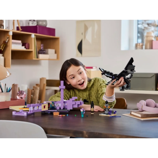 21264 LEGO Minecraft: De Enderdraak en het End-schip