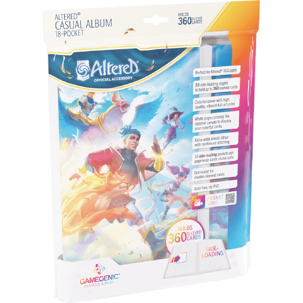 Altered 18-pocket album Gamegenic