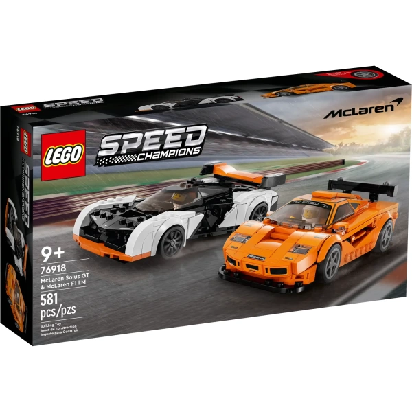 76918 LEGO Speed Champions: McLaren Solus GT & F1 LM