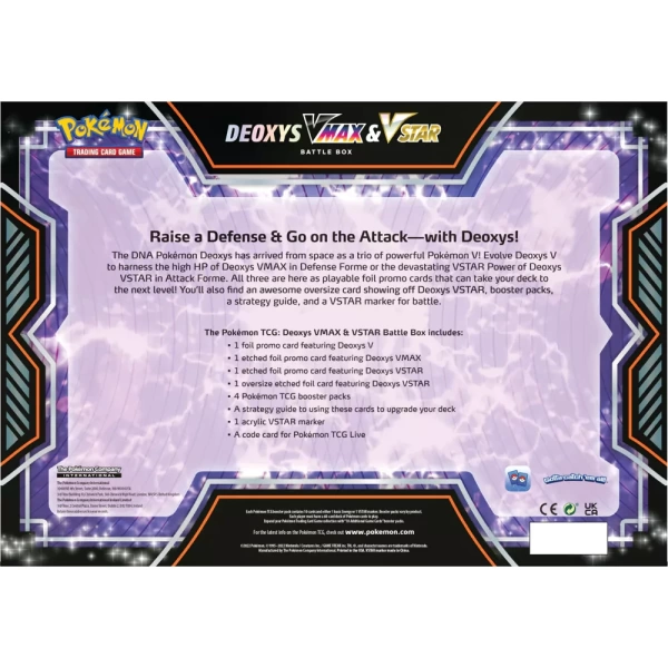 Zeraora / Deoxys Vmax Vstar battle box