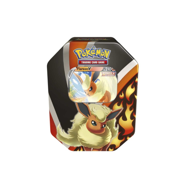 Eevee Evolutions Tin Vaporeon V / Flareon V (enkel in de winkel beschikbaar)