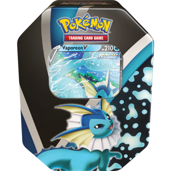 Eevee Evolutions Tin Vaporeon V / Flareon V (enkel in de winkel beschikbaar)