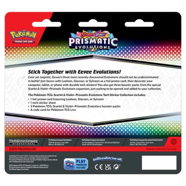 Prismatic Evolutions: Tech Sticker Collection
