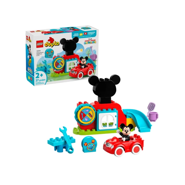 LEGO DUPLO Mickey Mouse clubhuis en auto