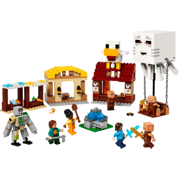 21273 LEGO Minecraft: De Ghast-ballon Aanval op het Dorp