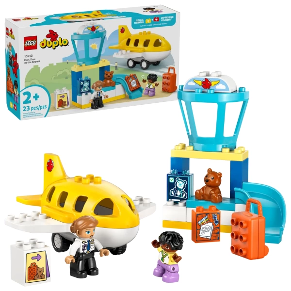10443 lego duplo vliegtuig vliegveld