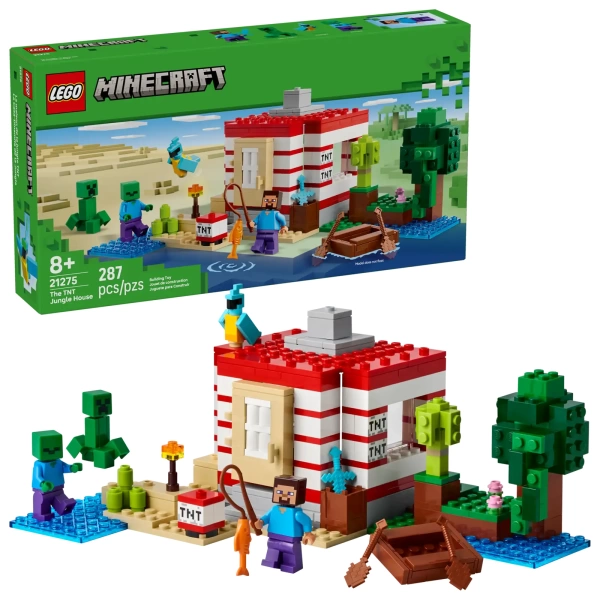 lego minecraft TNT junglehuis