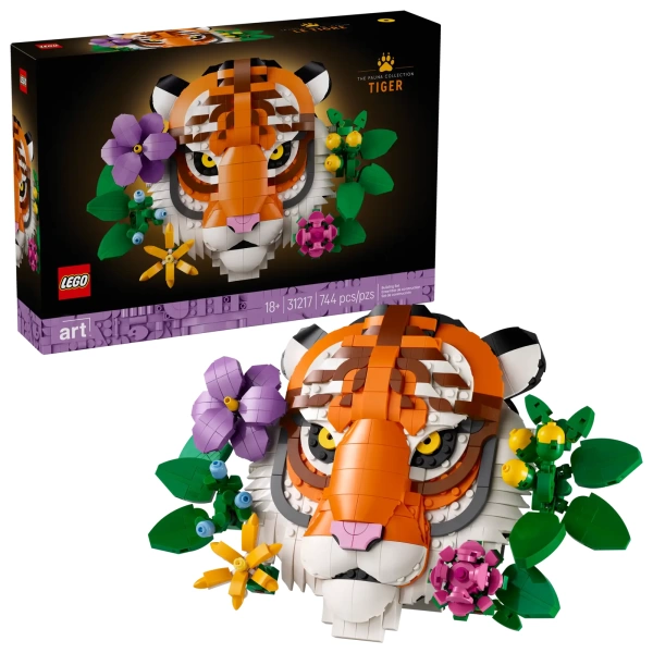 lego faunacollectie art tijger