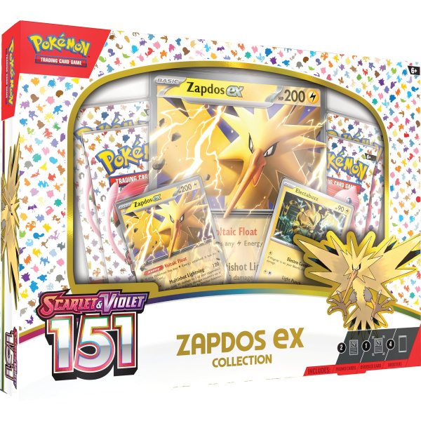 pokémon 151 zapdos ex box