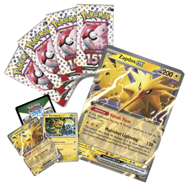 Pokémon 151: Zapdos EX Collection Box